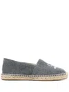 Isabel Marant Canae Cotton Espadrilles In Gray