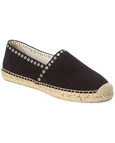 Isabel Marant Canae Suede Espadrille In Black