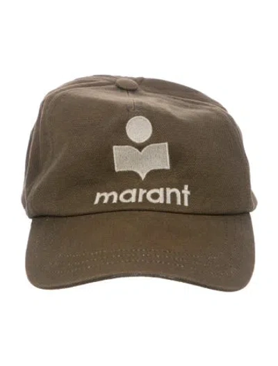 Pre-owned Isabel Marant Canvas Baseball Cap In Green