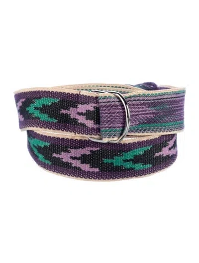 Pre-owned Isabel Marant Canvas Belt In Multi