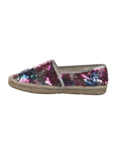 Pre-owned Isabel Marant Canvas Floral Print Espadrilles In Multi