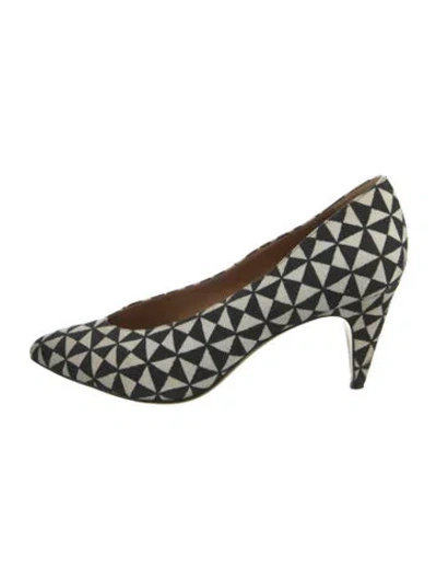 Pre-owned Isabel Marant Canvas Patterned Pumps In Multi