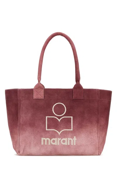 Isabel Marant Canvas Shopping Handbag With Top Handle, 50 X 27.5 X 15 Cm In Pink