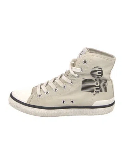 Pre-owned Isabel Marant Canvas Sneakers In Neutral