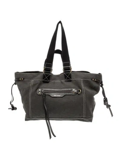 Pre-owned Isabel Marant Canvas Tote In Black