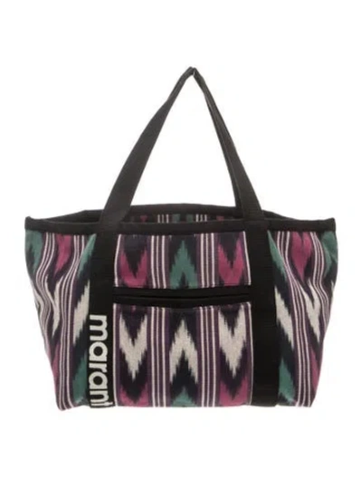 Pre-owned Isabel Marant Canvas Tote In Black