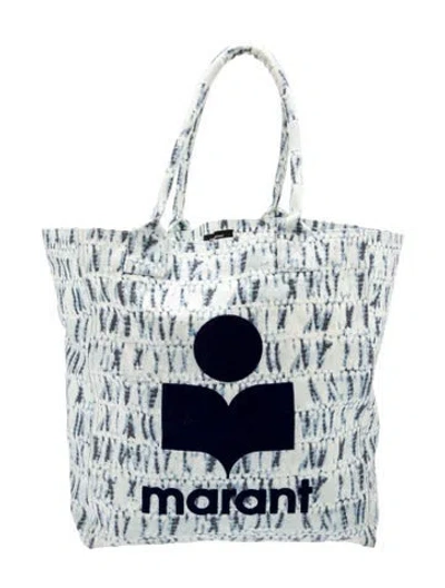 Pre-owned Isabel Marant Canvas Tote In Blue
