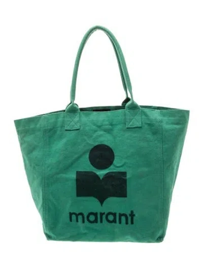 Pre-owned Isabel Marant Canvas Tote In Green
