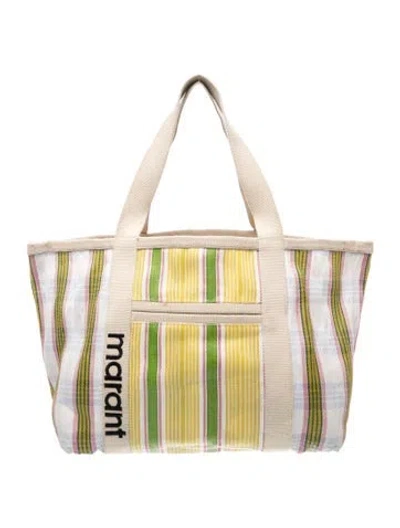 Pre-owned Isabel Marant Canvas Tote In Neutrals