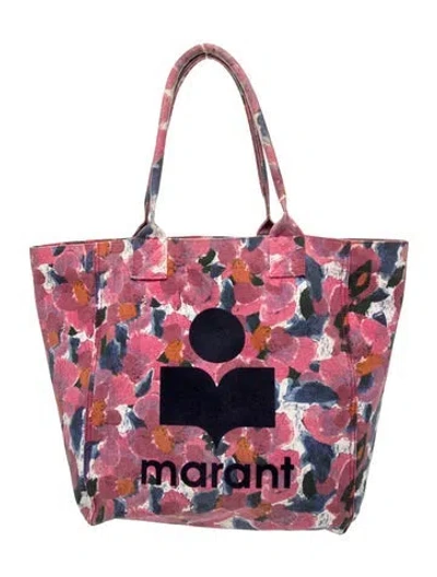 Pre-owned Isabel Marant Canvas Tote In Pink