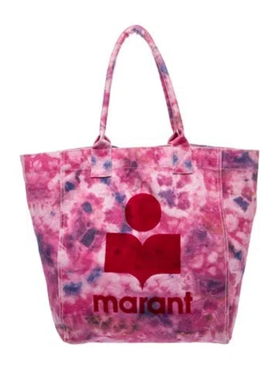 Pre-owned Isabel Marant Canvas Tote In Pink