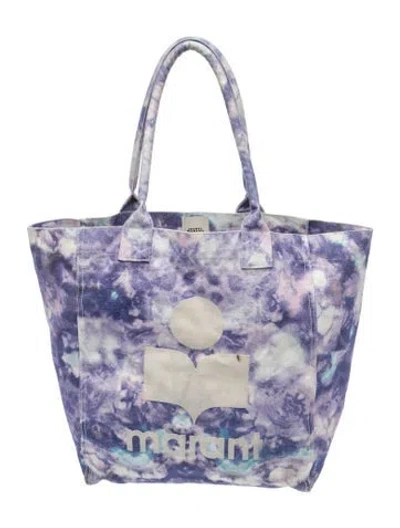 Pre-owned Isabel Marant Canvas Tote In Purple