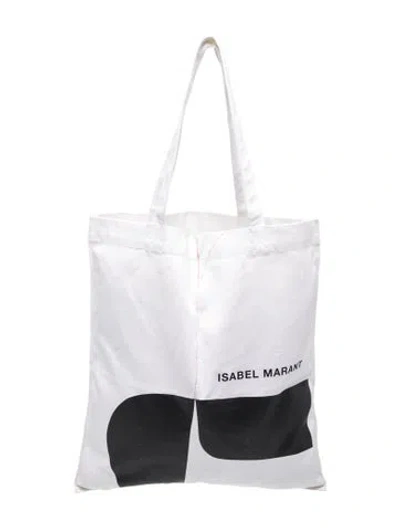 Pre-owned Isabel Marant Canvas Tote In White