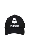 Isabel Marant Tyron Logo Baseball Cap In Black