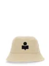 Isabel Marant Wide Brim Unisex Bucket Hat In White