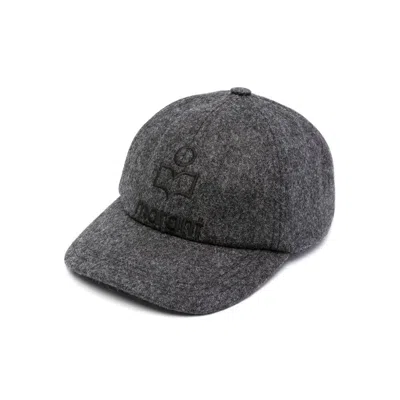 Isabel Marant Embroidered-logo Baseball Cap In Grey