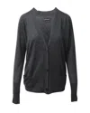 Isabel Marant Cardigan In Dark Grey Cashmere In Grey