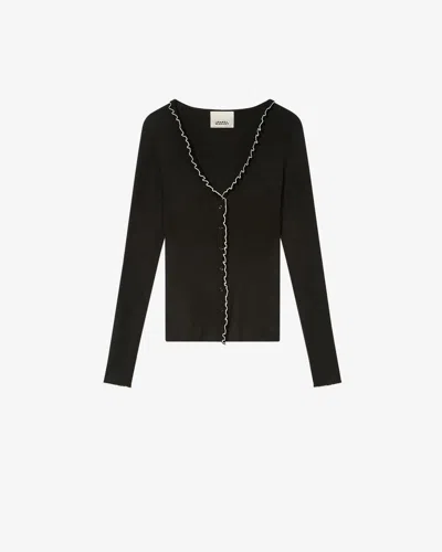 Isabel Marant Cardigan Izae In Black