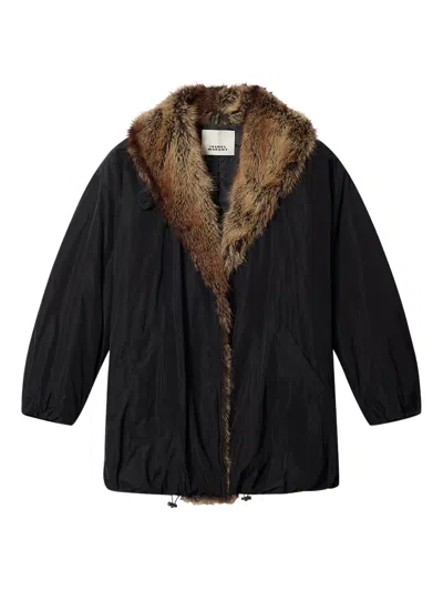 Isabel Marant Cardine Coat In Black