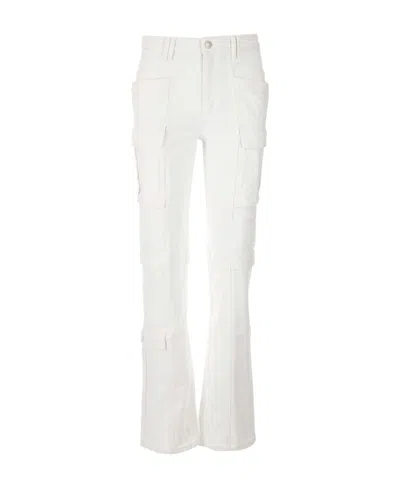 ISABEL MARANT CARGO POCKET STRAIGHT-LEG JEANS