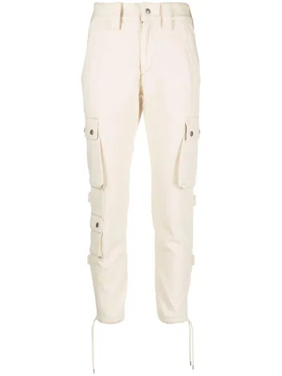 Isabel Marant Cargo Tapered-leg Jeans In Neutrals