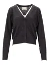 Isabel Marant Carline Buttoned Cardigan In Gray