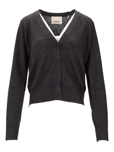 ISABEL MARANT CARLINE BUTTONED CARDIGAN