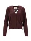 Isabel Marant Carline Cardigan In Red