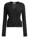 Isabel Marant Carline V-neck Cardigan In Gray