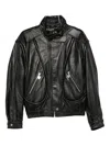 Isabel Marant Carole Leather Jacket In Black