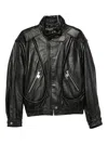 Isabel Marant Carole Leather Jacket In Black