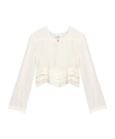 Isabel Marant Carolia Blouse In White