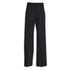 Isabel Marant Carrot Fit Tailored Trousers With Pleats In Black