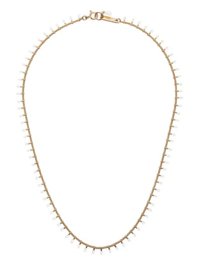 Isabel Marant Casablanca Beaded Necklace In White
