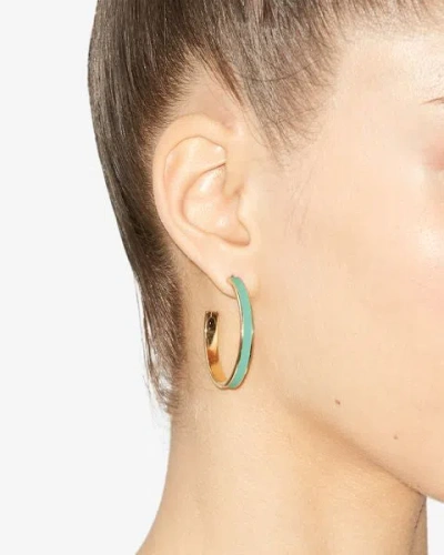 Isabel Marant Casablanca Earrings In Turquoise