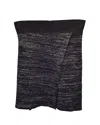 Isabel Marant Cashlin Knit Skirt Wrap Effect In Black Polyamide In Black