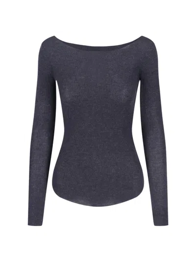 Isabel Marant Cashmere And Silk Blend Sweater In Gray