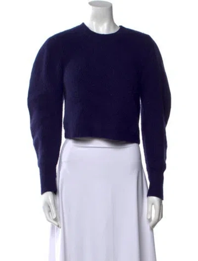 Pre-owned Isabel Marant Cashmere Crew Neck Sweater In Blue
