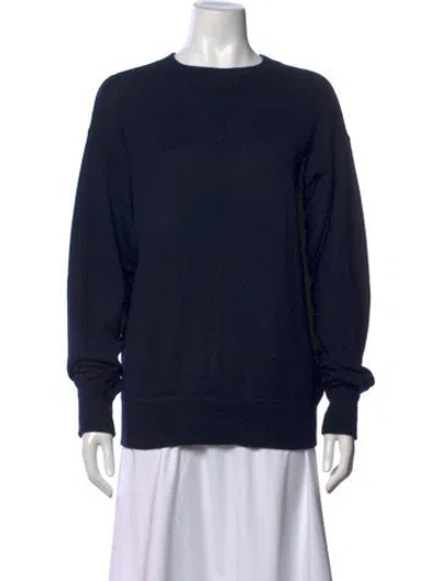Pre-owned Isabel Marant Cashmere Crew Neck Sweater In Blue