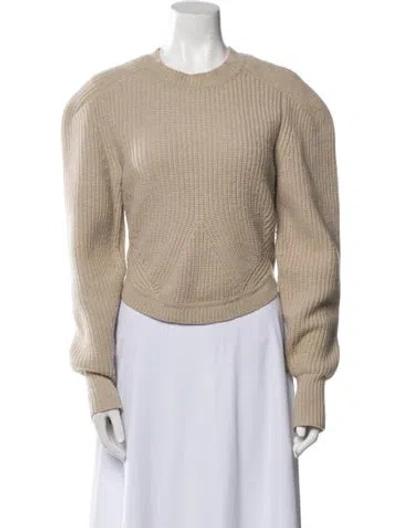 Pre-owned Isabel Marant Cashmere Crew Neck Sweater In Neutral