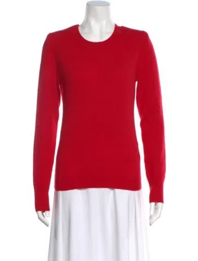 Pre-owned Isabel Marant Cashmere Crew Neck Sweater In Red