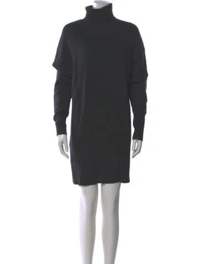 Pre-owned Isabel Marant Cashmere Mini Dress In Gray