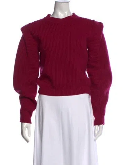 Pre-owned Isabel Marant Cashmere Mock Neck Sweater In Pink