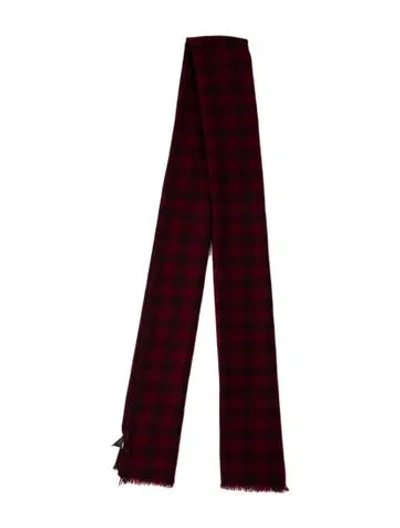 Pre-owned Isabel Marant Cashmere Scarf In Red