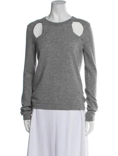 Pre-owned Isabel Marant Cashmere Scoop Neck Sweater In Gray