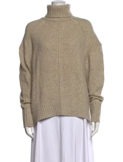 Pre-owned Isabel Marant Cashmere Turtleneck Sweater In Neutrals