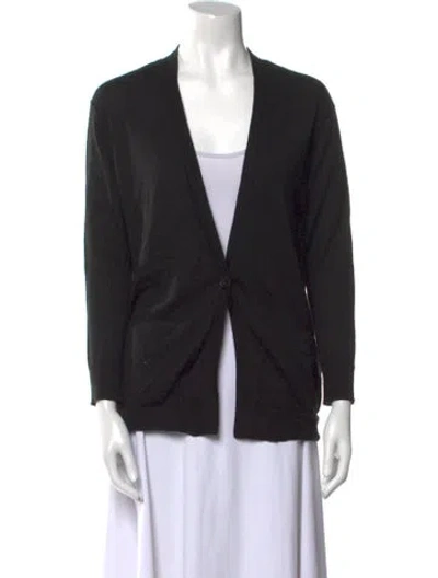 Pre-owned Isabel Marant Cashmere V-neck Sweater In Black