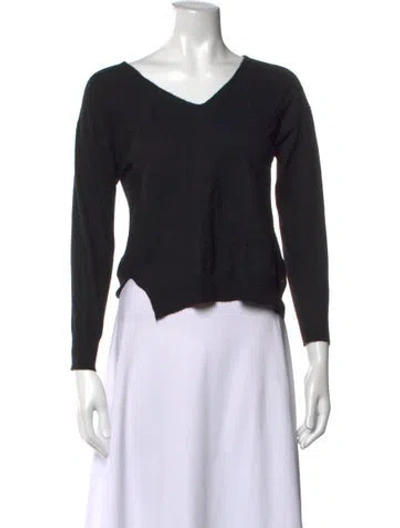 Pre-owned Isabel Marant Cashmere V-neck Sweater In Black