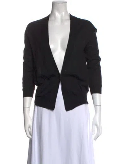 Pre-owned Isabel Marant Cashmere V-neck Sweater In Black