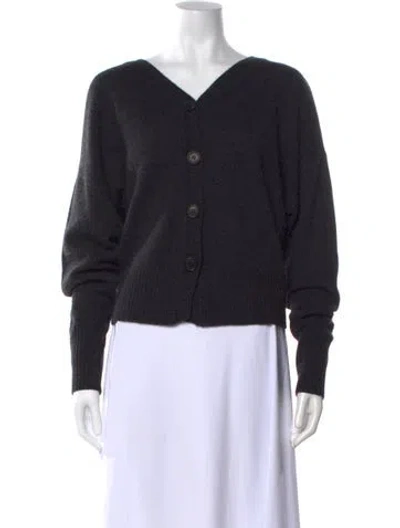 Pre-owned Isabel Marant Cashmere V-neck Sweater In Grey